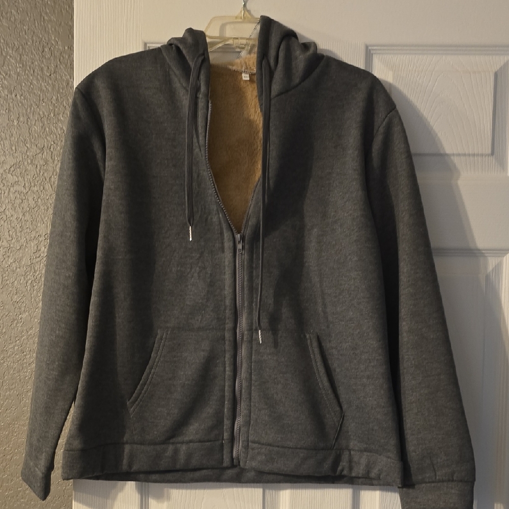Gray Womens Hoodie Jacket